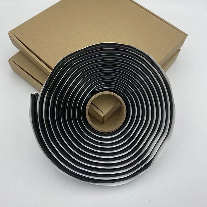 Aiydachy شريط لاصق بوتيل كويتاك 2 قطعة، قطر 3/8" × 13 قدم، مطاط إضافي سميك لإصلاح تسربات RV، زجاج النوافذ، sealing patching (2) - Image 1